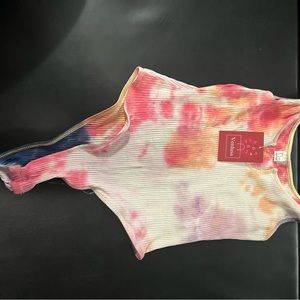 Tie dye body suit